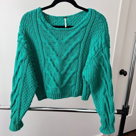 Free People Cable Knit Sweater - Picture 2 of 5